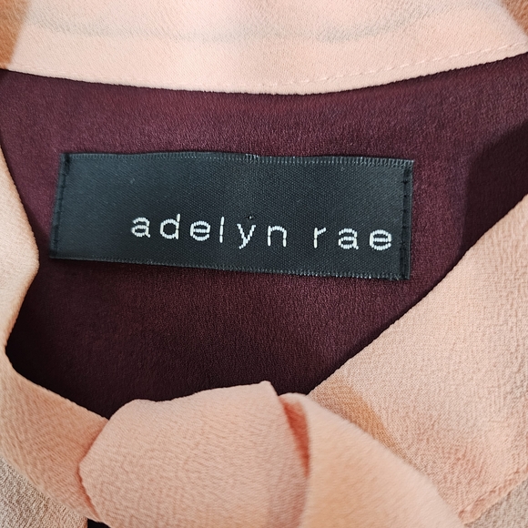 Adelyn Rae Burgundy and Peach Dress - Picture 10 of 11